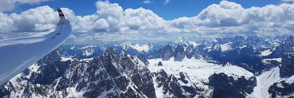 Flugwegposition um 12:24:20: Aufgenommen in der Nähe von 39038 Innichen, Südtirol, Italien in 3131 Meter